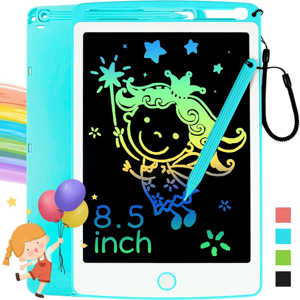 Adofi 8.5-inch LCD Writing Tablet for Kids, Etch a Sketch Writing Board for Kids, Toy for 1 2 3 Year Old Boys Girls, Christmas Gifts for 2 3 4 5 6 7 8 Years Old Girls Boys, Electronics Drawing Board