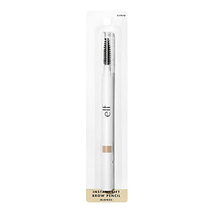 e.l.f, Instant Lift Brow Pencil, Dual-Sided, Precise, Fine Tip, Shapes, Defines, Fills Brows, Contours, Combs, Tames, Blonde, 0.006 Oz