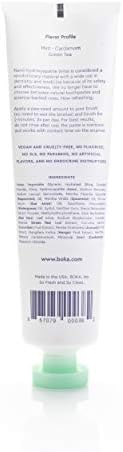 Boka Natural Toothpaste, Fluoride Free - Nano Hydroxyapatite for Remineralizing, Sensitive Teeth, & Whitening - Dentist Recommended for Adult & Kids Oral Care - Ela Mint, 4oz 1 Pack - Made in USA