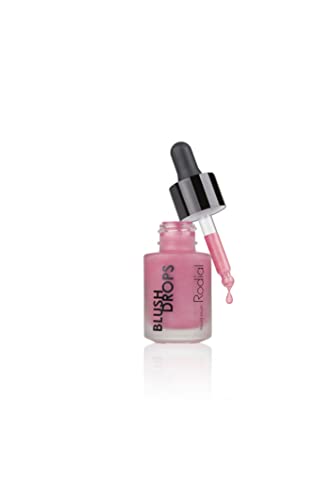 Rodial Blush Drops Frosted Pink, 0.5 fl oz, Moisturising Make Up Blush Drops with Vitamin E, Liquid Blush with Naturally Radiant Finish, Long Lasting Finish