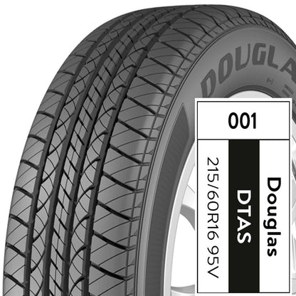 Douglas Touring A/S 215/60R16 95V All-Season Tire