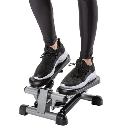 Mini Stepper with Monitor - Low Impact Black and Gray Stepper- Great Design for at Home Workouts - Step Machines