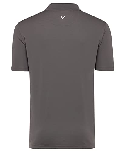 Callaway Men's Standard Short Sleeve Core Performance Golf Polo Shirt with Sun Protection (Size Small-4X Big & Tall), Smoked Pearl, 4X-Large