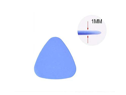 25 Piece Universal Triangle Plastic Pry Opening Tool for iPhone Mobile Phone Laptop Tablet LCD Screen Case Disassembly Blue Guitar Picks by Deal Maniac