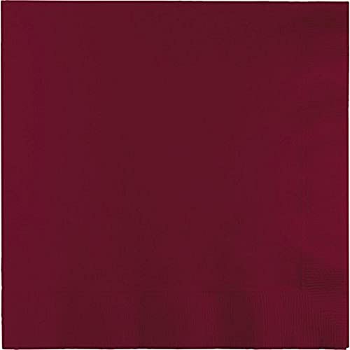 Burgundy Dinner Napkins, 25 Ct