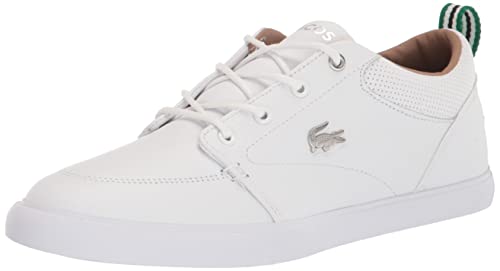 Lacoste Men's Bayliss Sneaker, Deep White, 10.5