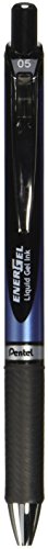 Pentel Gel Ink Pen, Retractable Gel Pen, 0.5mm, Needle Tip, Black Ink, 1 Pen (BLN75BPA)