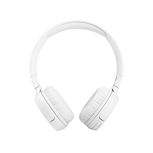 JBL Tune 510BT: Wireless On-Ear Headphones with Purebass Sound - White, Medium