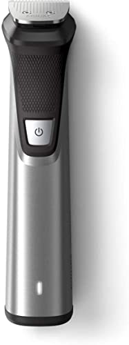 Philips Norelco Multigroom Men's Beard Grooming Kit with Trimmer for Head Body, Face -Stainless Steel with Travel Case