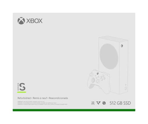 2021 Microsoft Xbox Series S 512GB Game All-Digital Console, One Xbox Wireless Controller, 1440p Gaming Resolution, 4K Streaming, 3D Sound, WiFi, White (Renewed)