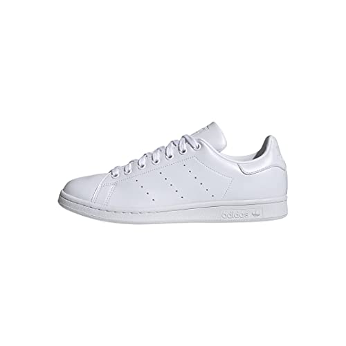 adidas Originals Men's Stan Smith (End Plastic Waste) Sneaker, White/White/Black, 13