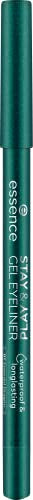 essence | Stay & Play Gel Eyeliner | Super Soft Gel-like Texture | Waterproof & Longlasting | Vegan & Cruelty Free (Emerald Dragon)