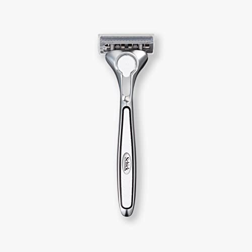 Schick Quattro Titanium Razor — Schick Quattro, Quattro Razor, Titanium Razor with 16 Refill Blades (Packaging May Vary)