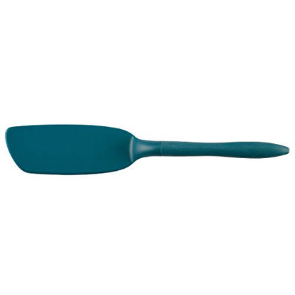 Rachael Ray Tools and Gadgets Spoon, Slotted and Solid Turners Set/ Cooking Utensils - 3 Piece, Teal Blue