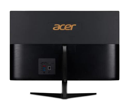 Acer Aspire C24-1700-UA91 AIO Desktop | 23.8" Full HD IPS Display | 12th Gen Intel Core i3-1215U | Intel UHD Graphics | 8GB DDR4 | 512GB NVMe M.2 SSD | Intel Wireless Wi-Fi 6 | Windows 11 Home,Black