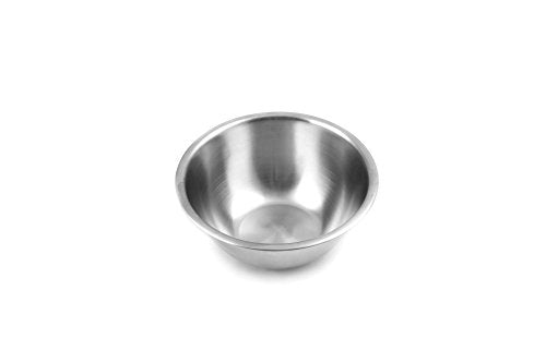 Fox Run Stainless Steel Small Mixing Bowl, 7.25 x 7.25 x 3.75 inches, Metallic