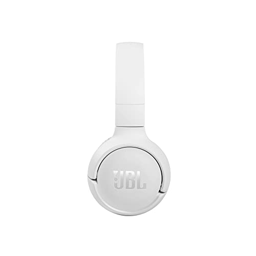 JBL Tune 510BT: Wireless On-Ear Headphones with Purebass Sound - White, Medium