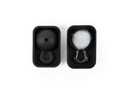 Kettlebell Whiskey Ice Cube Mold- Fun Shaped Silicone Mold for Leak Free Slow Melting Drink Ice - Ice for Cocktails, Mojitos, Juices, Soda and More-Microwave Safe, Dishwasher Safe, BPA Free