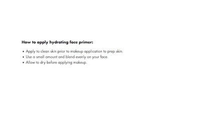 e.l.f. Hydrating Face Primer, Makeup Primer For Flawless, Smooth Skin & Long-Lasting Makeup, Fills In Pores & Fine Lines, Vegan & Cruelty-free, Small