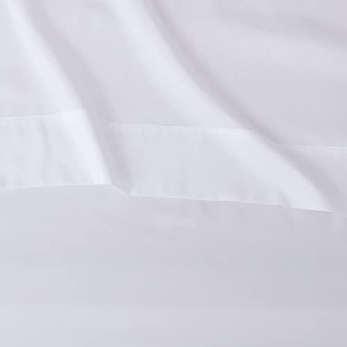 Amazon Basics Lightweight Super Soft Easy Care Microfiber 3-Piece Bed Sheet Set with 14-Inch Deep Pockets, Twin, Bright White, Solid