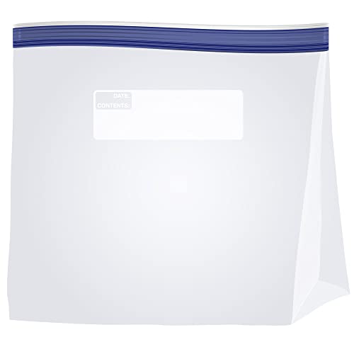 Amazon Basics Freezer Quart Bags, 120 Count (Previously Solimo)