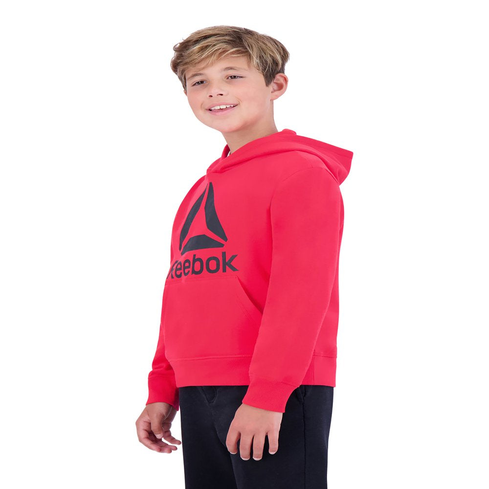 Reebok Unisex Kids’ Delta Fleece Hoodie, Sizes 4-18