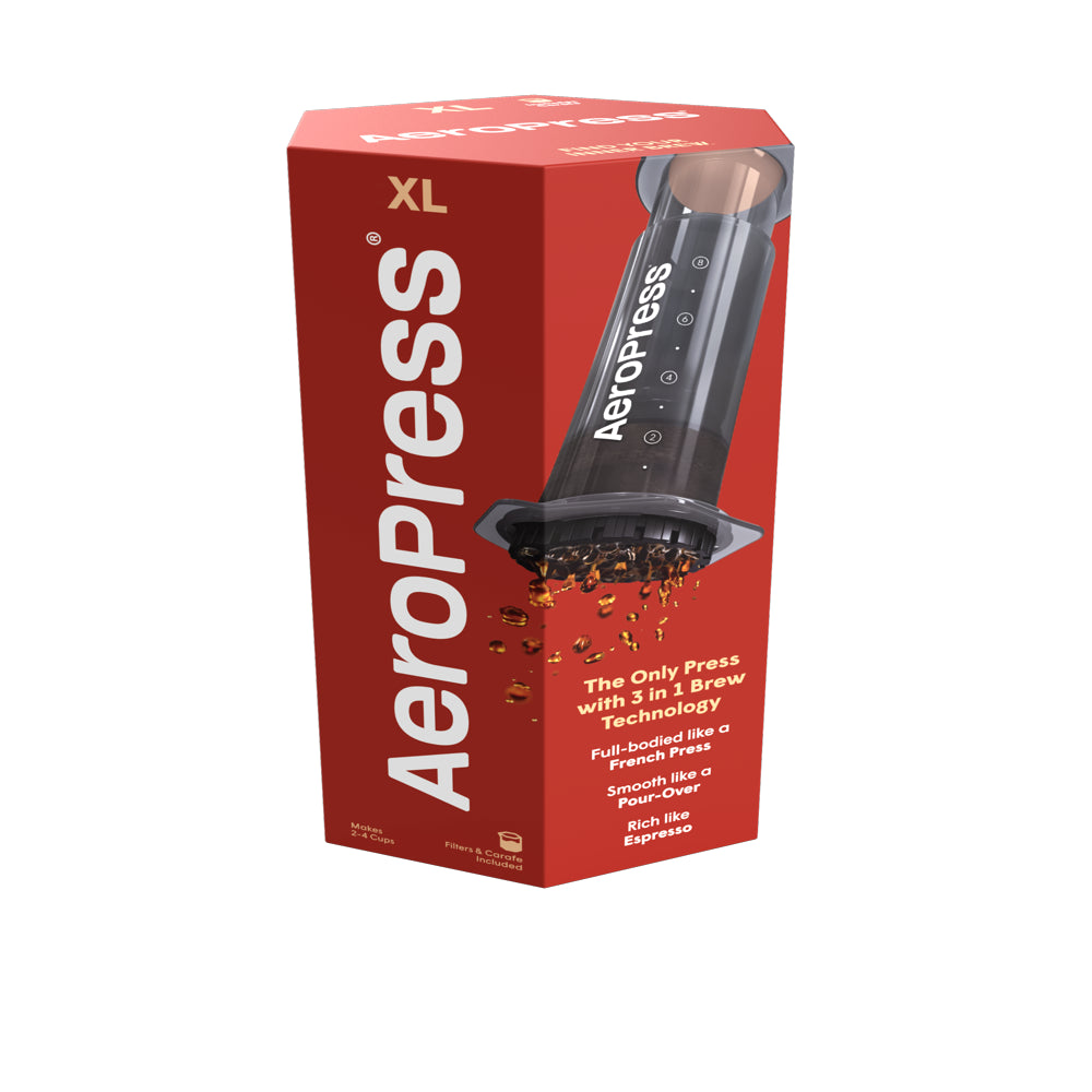 Aeropress XL Coffee Press – 3 in 1 brew method combines French Press, Pourover, Espresso