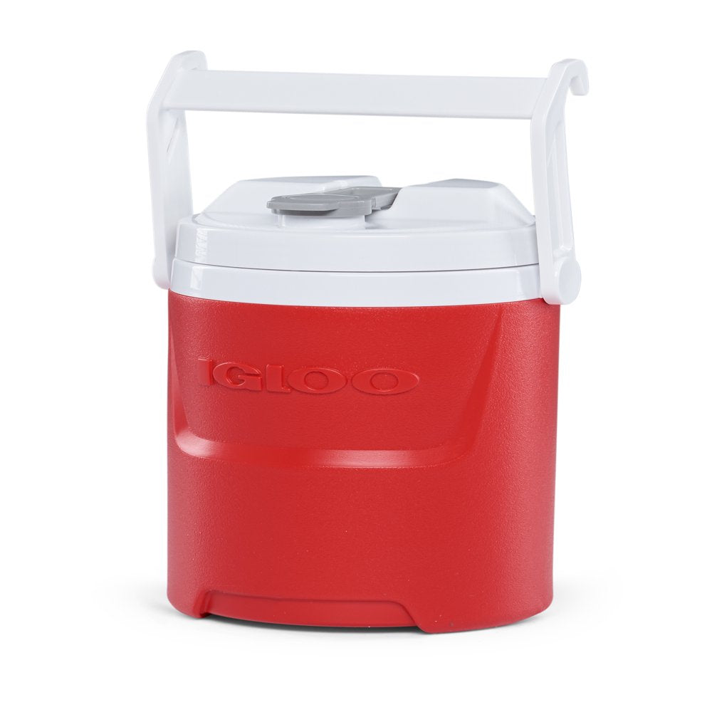 Igloo 1/2- Gallon Sport Beverage Jug with Hooks - Red