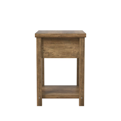 Hillsdale Lancaster Farmhouse 1 Drawer Nightstand, Set of 2, Knotty Oak