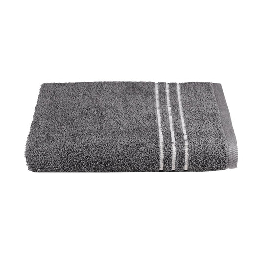 Mainstays Soft & Plush Cotton Adult Bath Towel, Gray