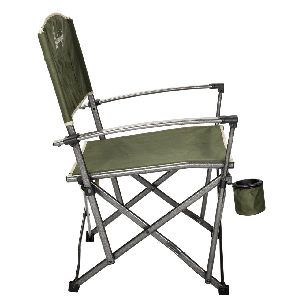 Slumberjack Lone Mesa Quad Folding Adult Director’s Chair, Green