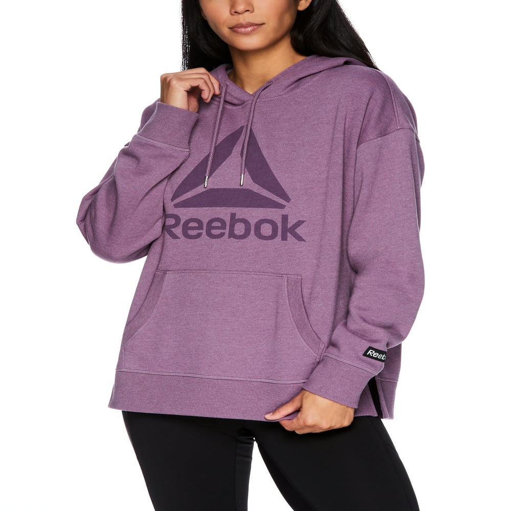 Reebok Women's Elite Cozy Graphic Hoodie with Drawstring and Pockets