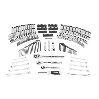 HART Multiple Drive 270-Piece Mechanics Tool Set, Chrome Finish