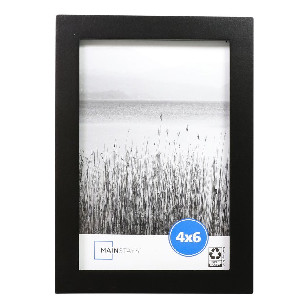 Mainstays 8x10 Linear Gallery Wall Picture Frame, Black, Set of 6