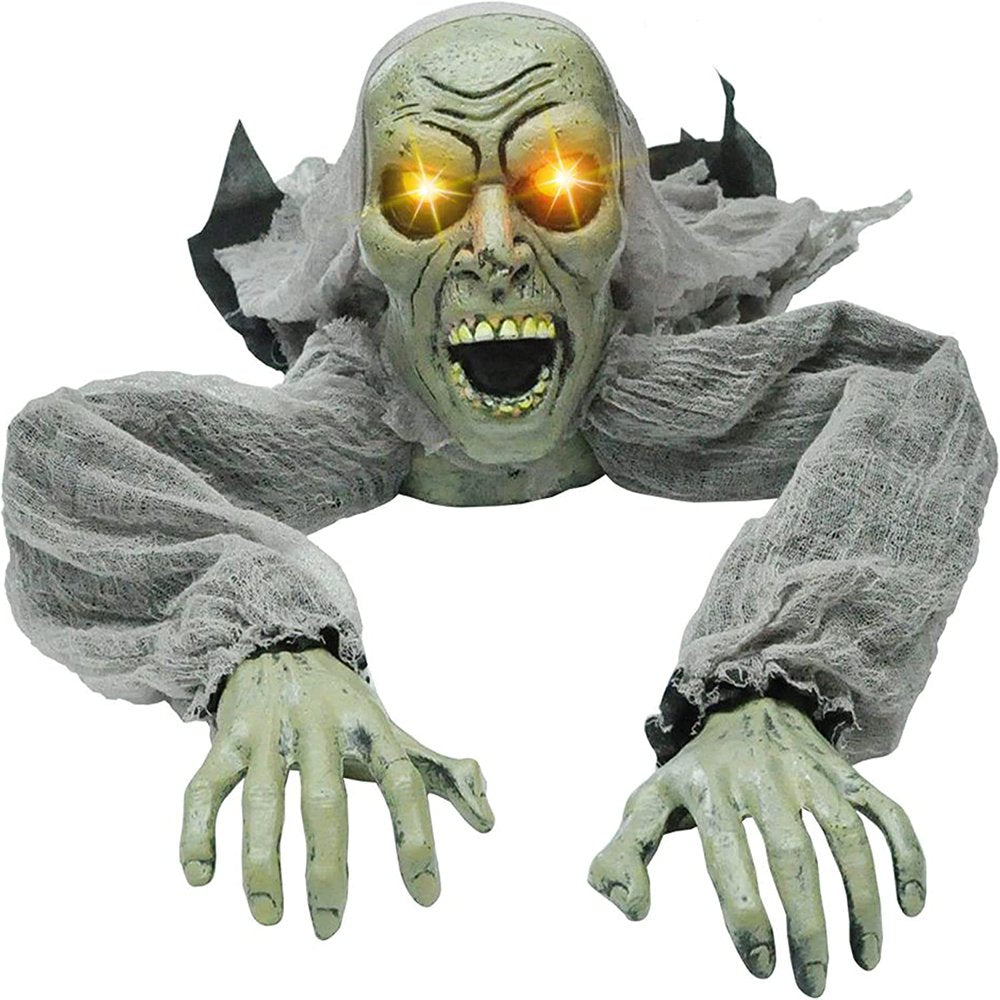 Halloween Décor Groundbreaker Zombie with Sound and Flashing Eyes for Yard Outdoor Decorations