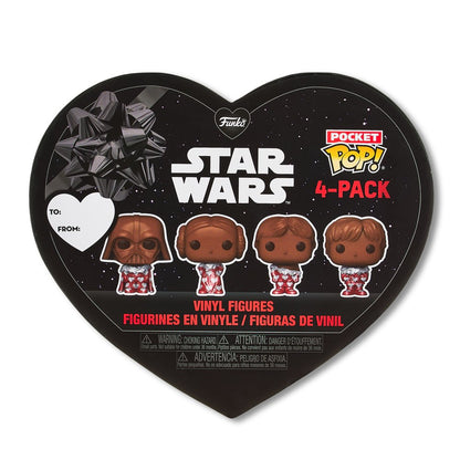 Funko Pocket POP: Star Wars Val Box 4-Pack (Chocolate) Vinyl Figures