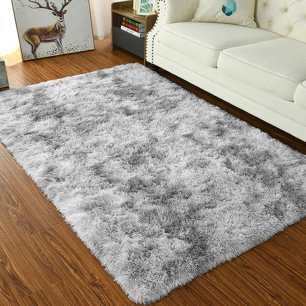 79 Inch Luxury Super Soft Shaggy Area Rug Shaggy Rug,Fluffy Shag Rug Floor Rug,Anti-Skid Carpet For Living Room Bedroom,Kids Pets Play Carpet