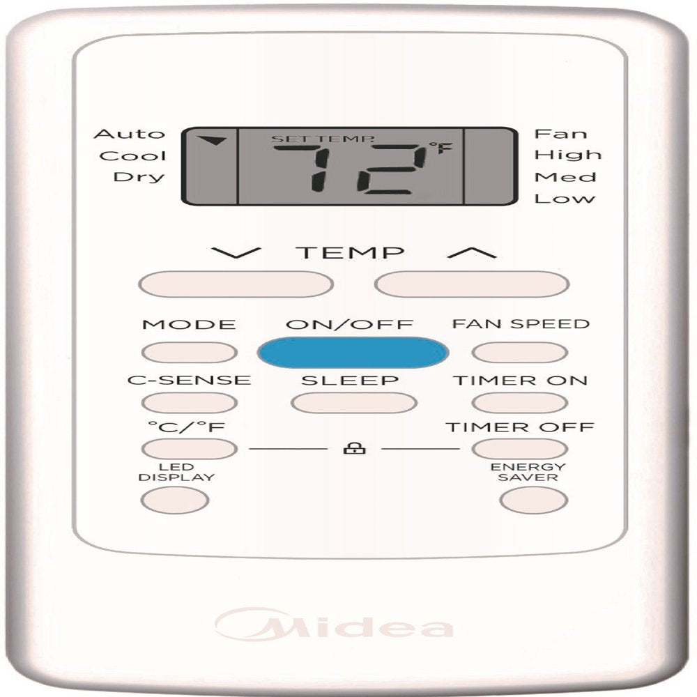 Midea 10,000 BTU 115V Smart Window AC with Comfort Sense Remote, White, MAW10S1WWT