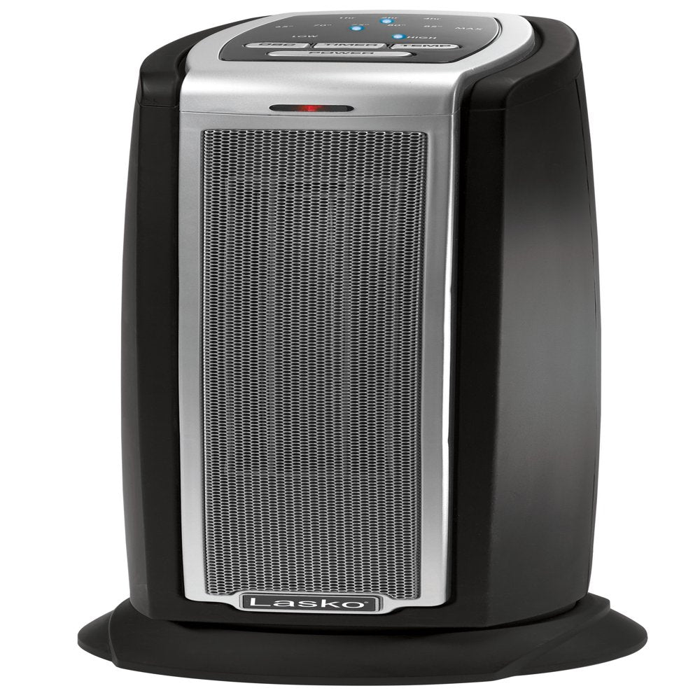 Lasko 1500W Electric Oscillating Ceramic Tower Space Heater with Remote, 5790, Black, New