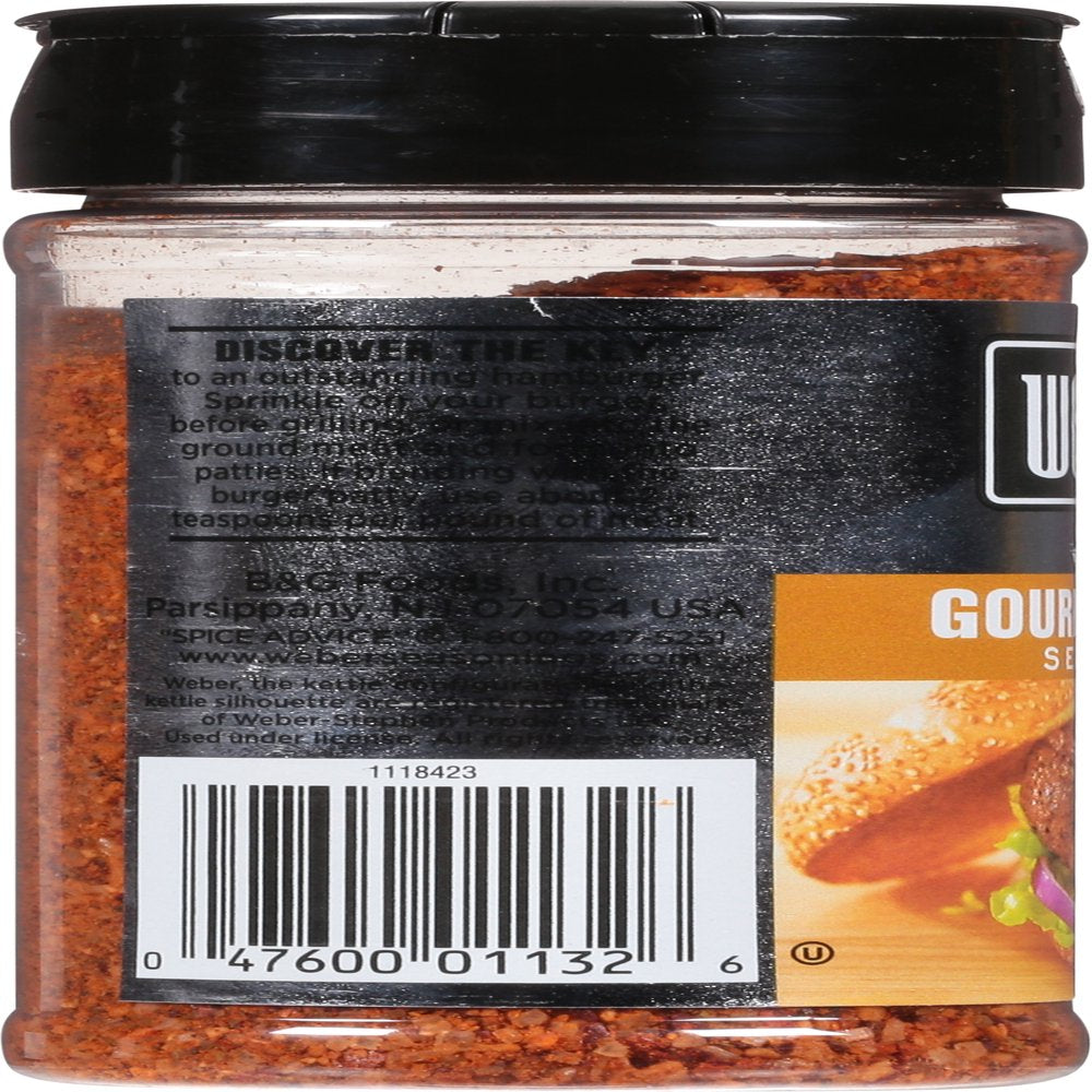 Weber Gourmet Burger Seasoning, 5.75 oz