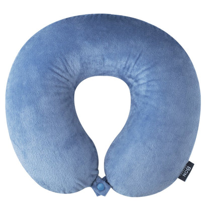 Bon Voyage® Classic Memory Foam Travel Neck Pillow, Grey