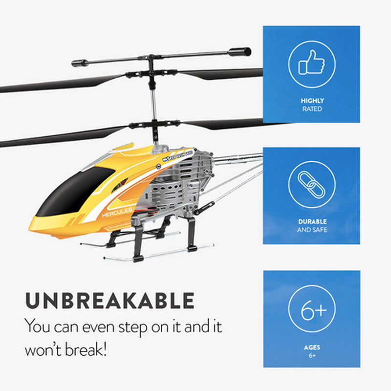 Hercules Unbreakable 3.5CH RC Helicopter (Color May Vary)