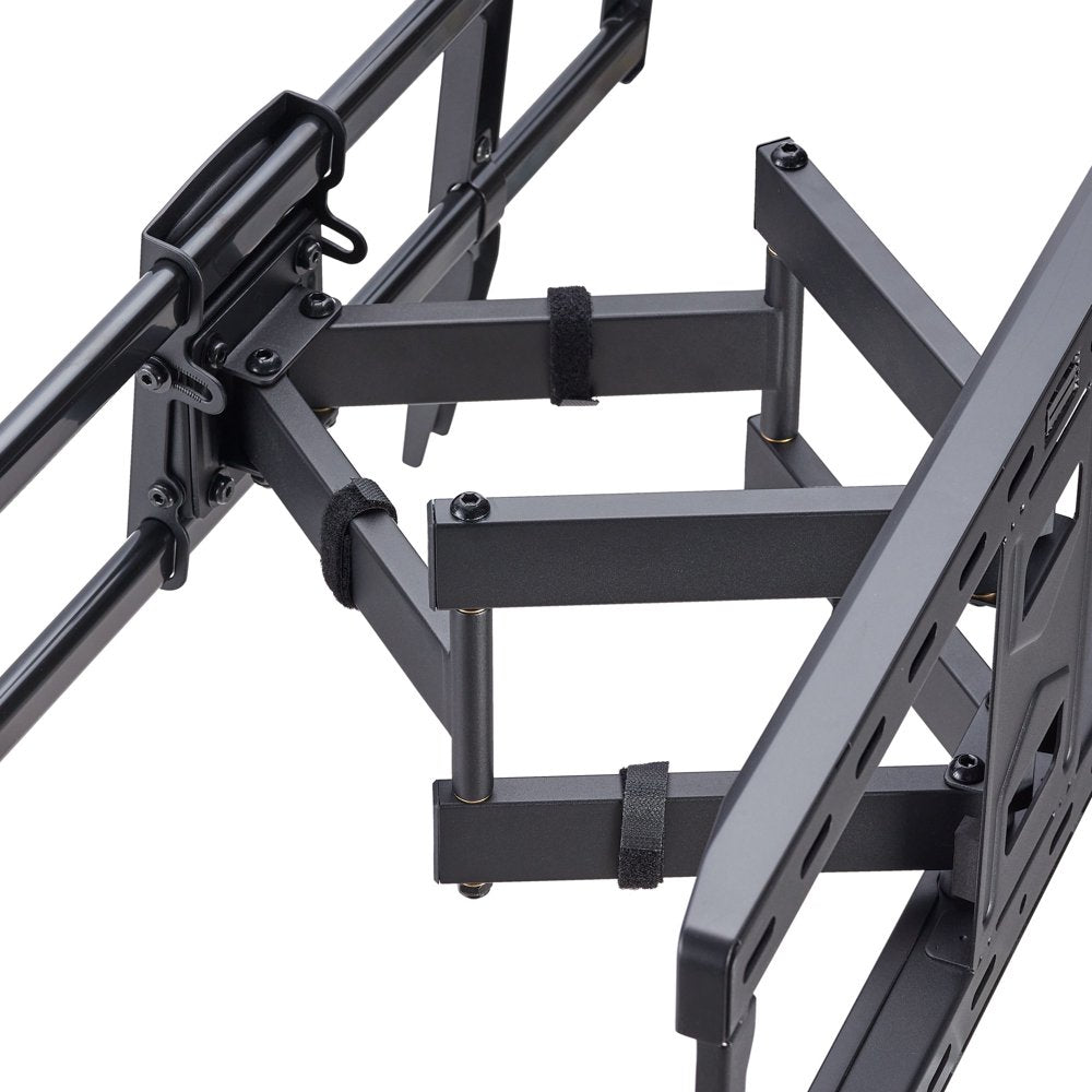 onn. Full Motion TV Wall Mount for 50" to 86" TVs, up to 15° Tilting