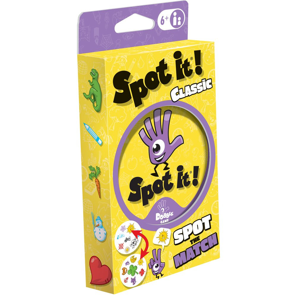 Spot It Classic Eco-Blister Family Card Game for Ages 6 and up, from Asmodee