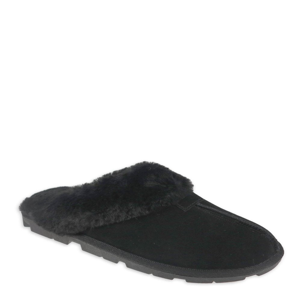  Women's Genuine Suede Clog Slipper