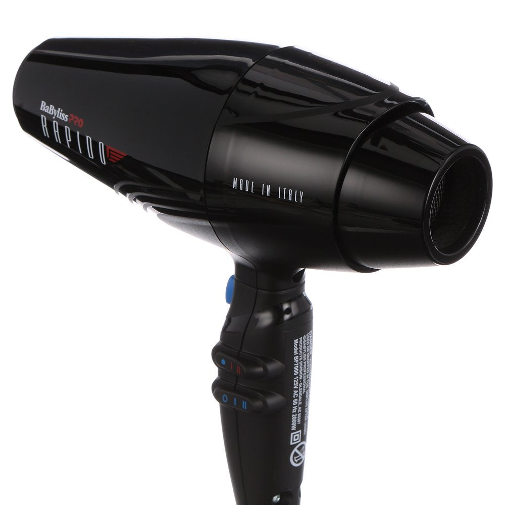 Babyliss Pro Rapido Hair Dryer, Black