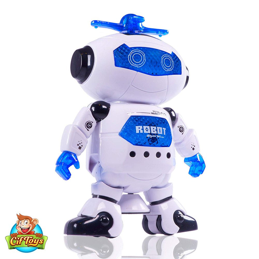  Electronic Walking Dancing Robot Toy - Toddler Toys - Best Gift for Boys and Girls 3 Years Old