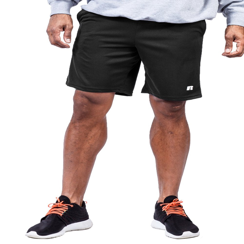 Russell Athletic Big & Tall Men's Basic Cotton Performance Jersey Shorts