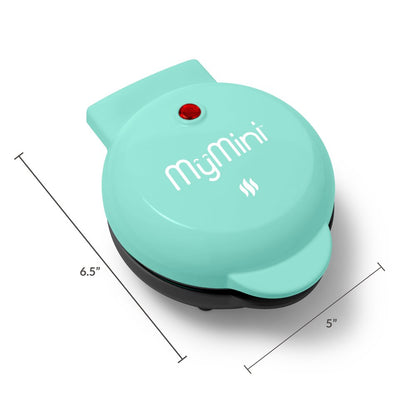 Mymini Waffle Maker, Teal