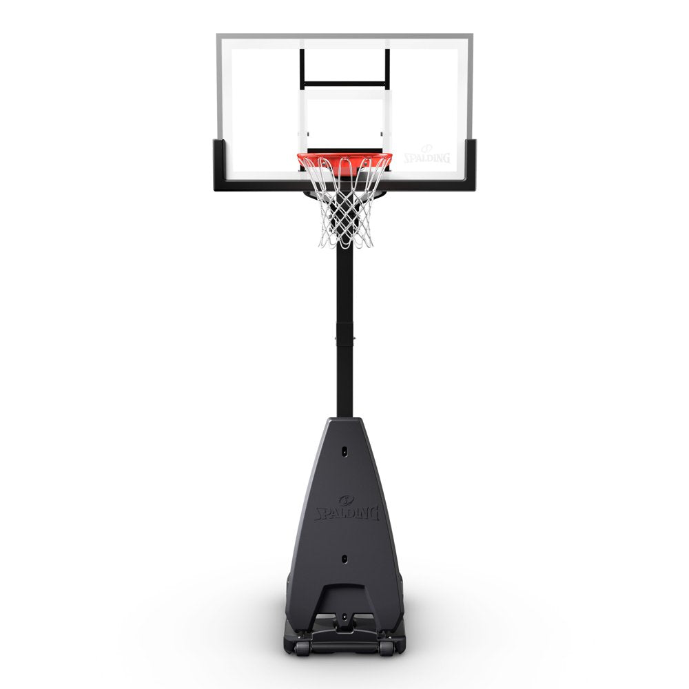 Spalding Ultimate Hybrid® 54 In., Glass Portable Basketball Hoop System